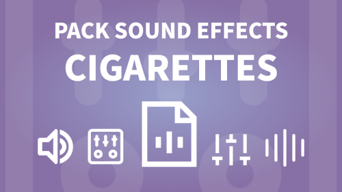 Pack Sound Effects - Cigarettes