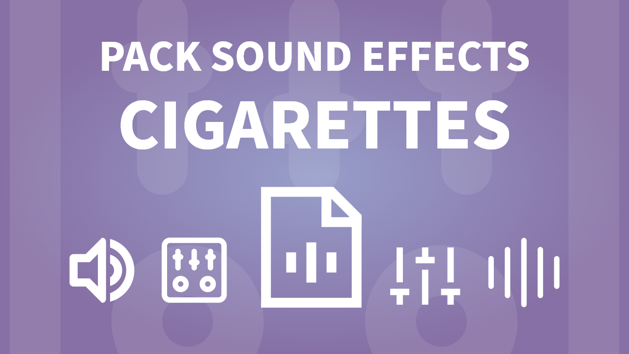 Pack Sound Effects - Cigarettes - Image #1