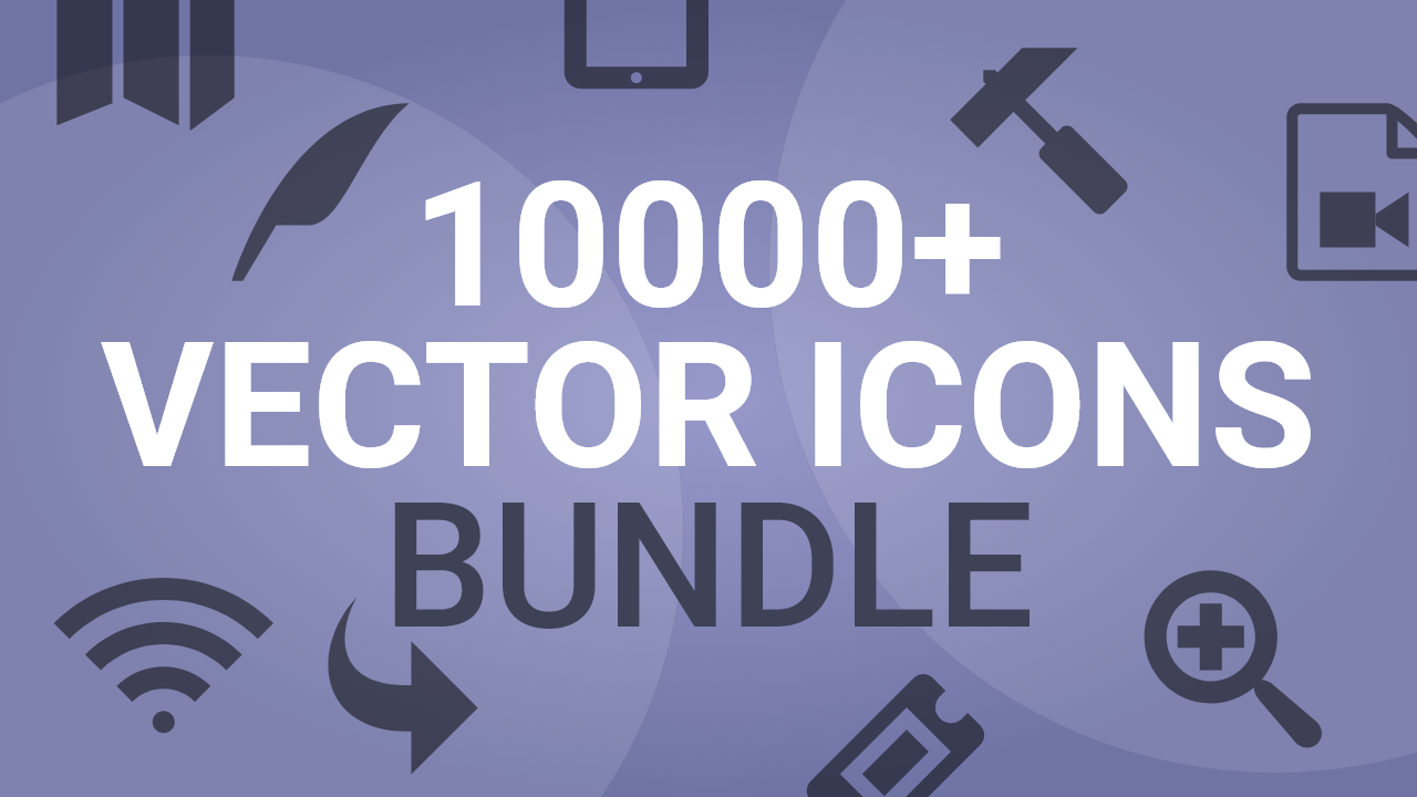 10000+ Vector Icons Bundle - Image #1