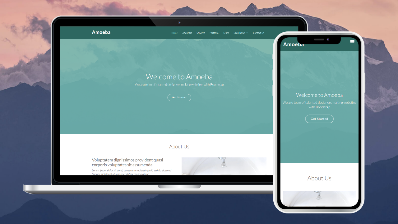 Amoeba - Multipurpose HTML template - Image #1