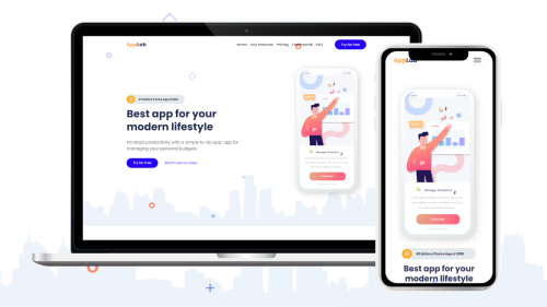 Applab - Landing, corporate & business HTML template