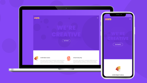 BBS - Creative landing page - HTML template