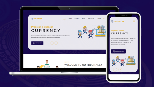 Digitalex - Cryptocurrency and Financial Services HTML5 Template