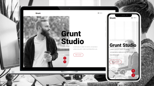 Grunt - Multipurpose HTML5 Template for Creatives and Agencies