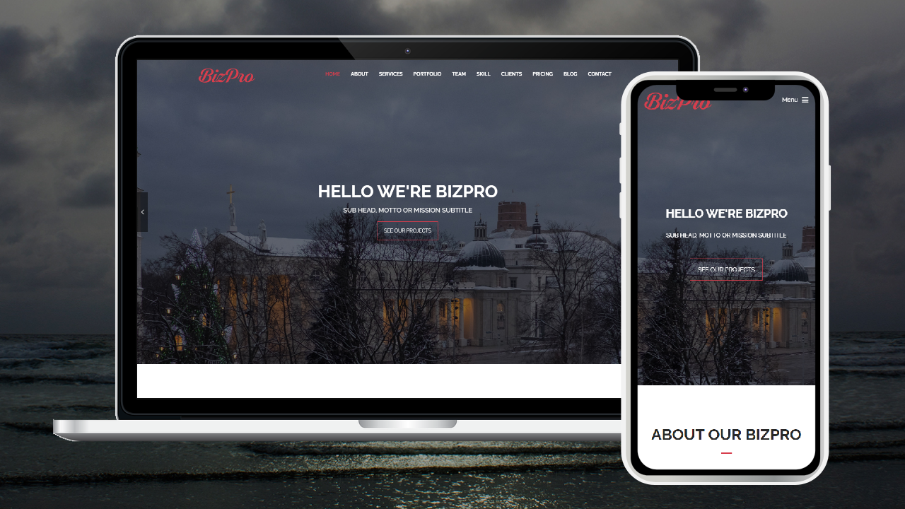 BizPro - Professional Responsive HTML5 Business Template - Image #1