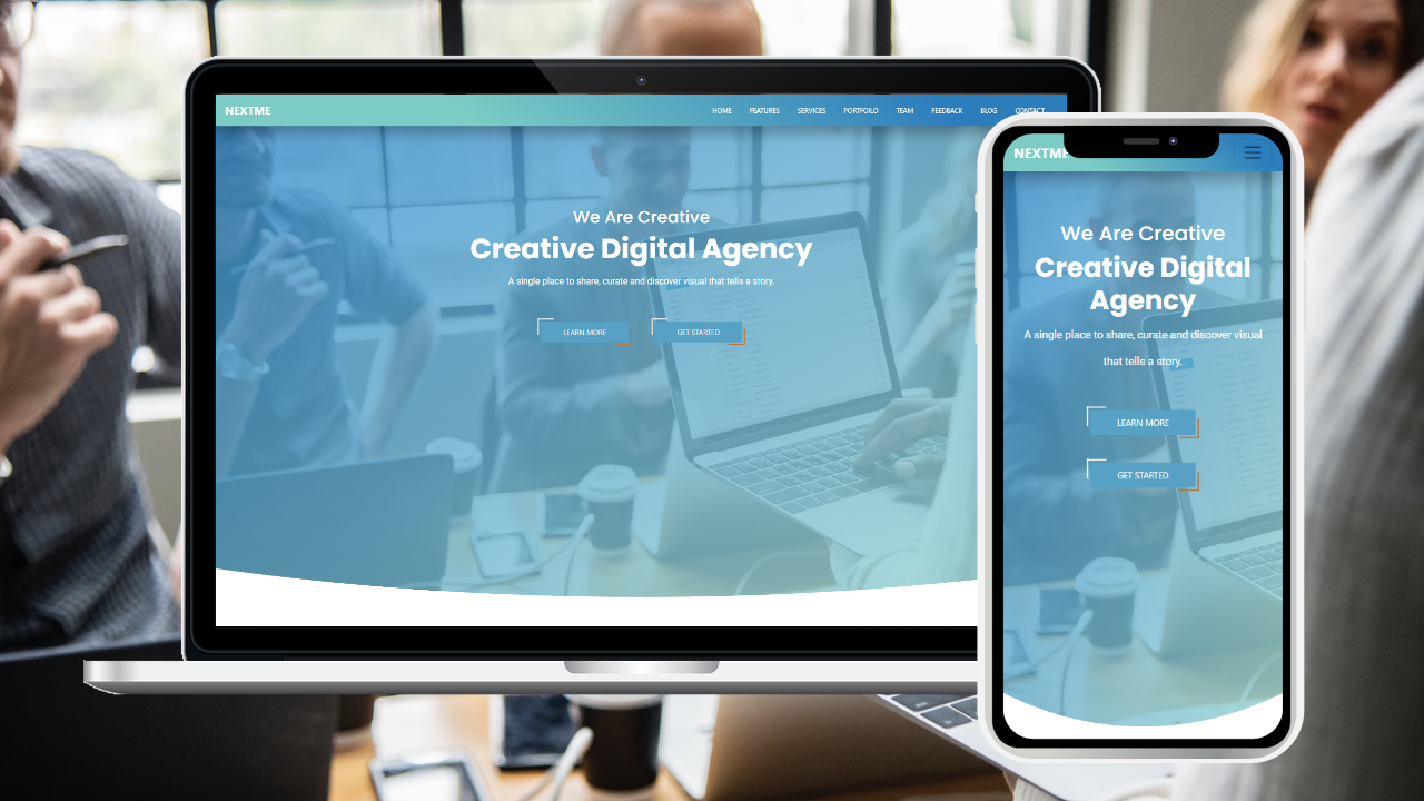 NextMe - Creative Digital Agency HTML5 Template - Image #1